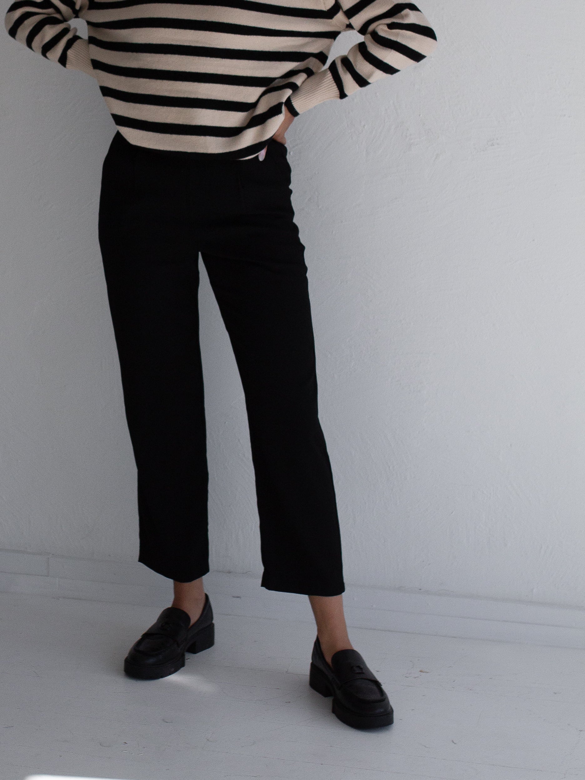 The Ava Trousers in Black