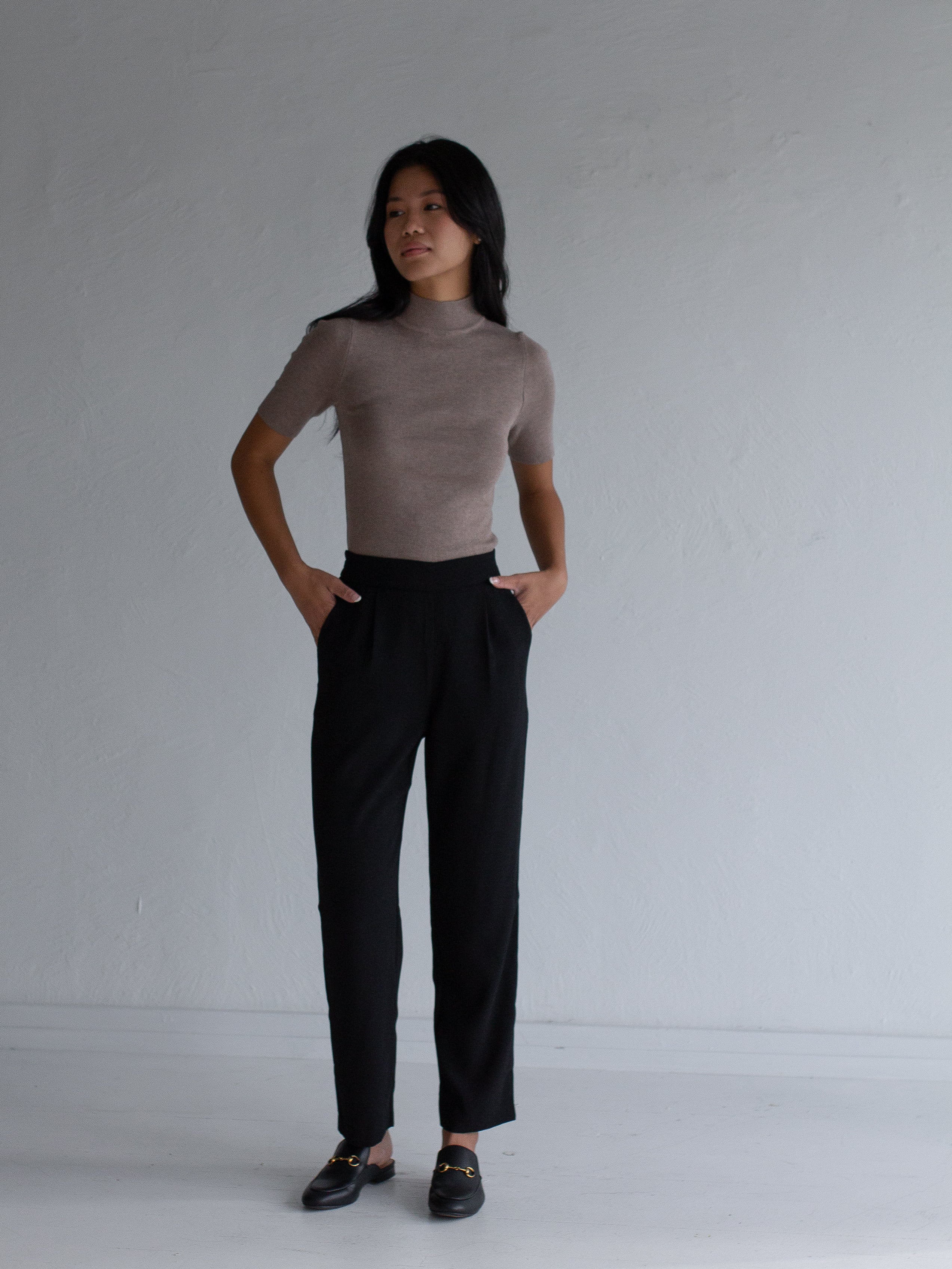 The Ava Trousers in Black